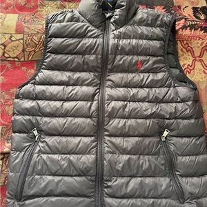 Polo Ralph Lauren Performance Water-Repellent Black Puffer Down Jacket Vest